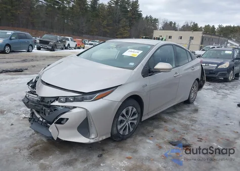 2020 Toyota Prius Prime Le from USA, damaged, VIN JTDKARFP4L3156155
